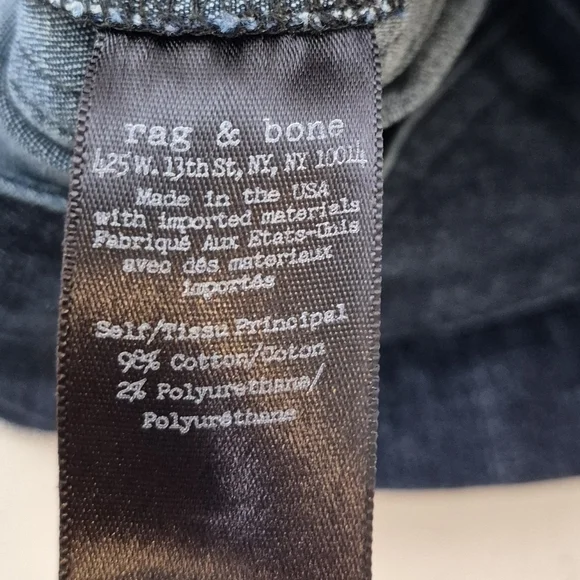 Rag & Bone High-Rise Wide Leg Jeans - Size 6 ** - Picture 10 of 15